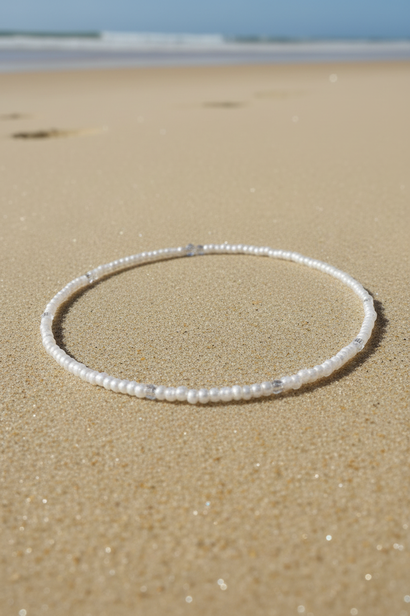 Halskette "white"