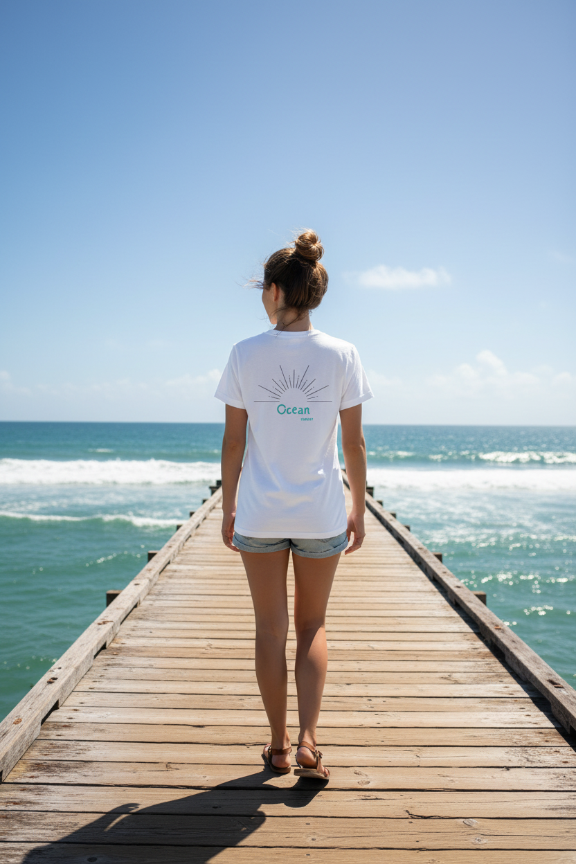 Basic T-Shirt für Damen