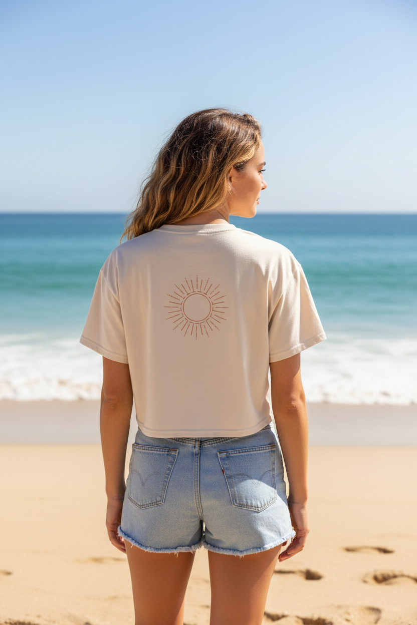 Damen-Crop-Top
