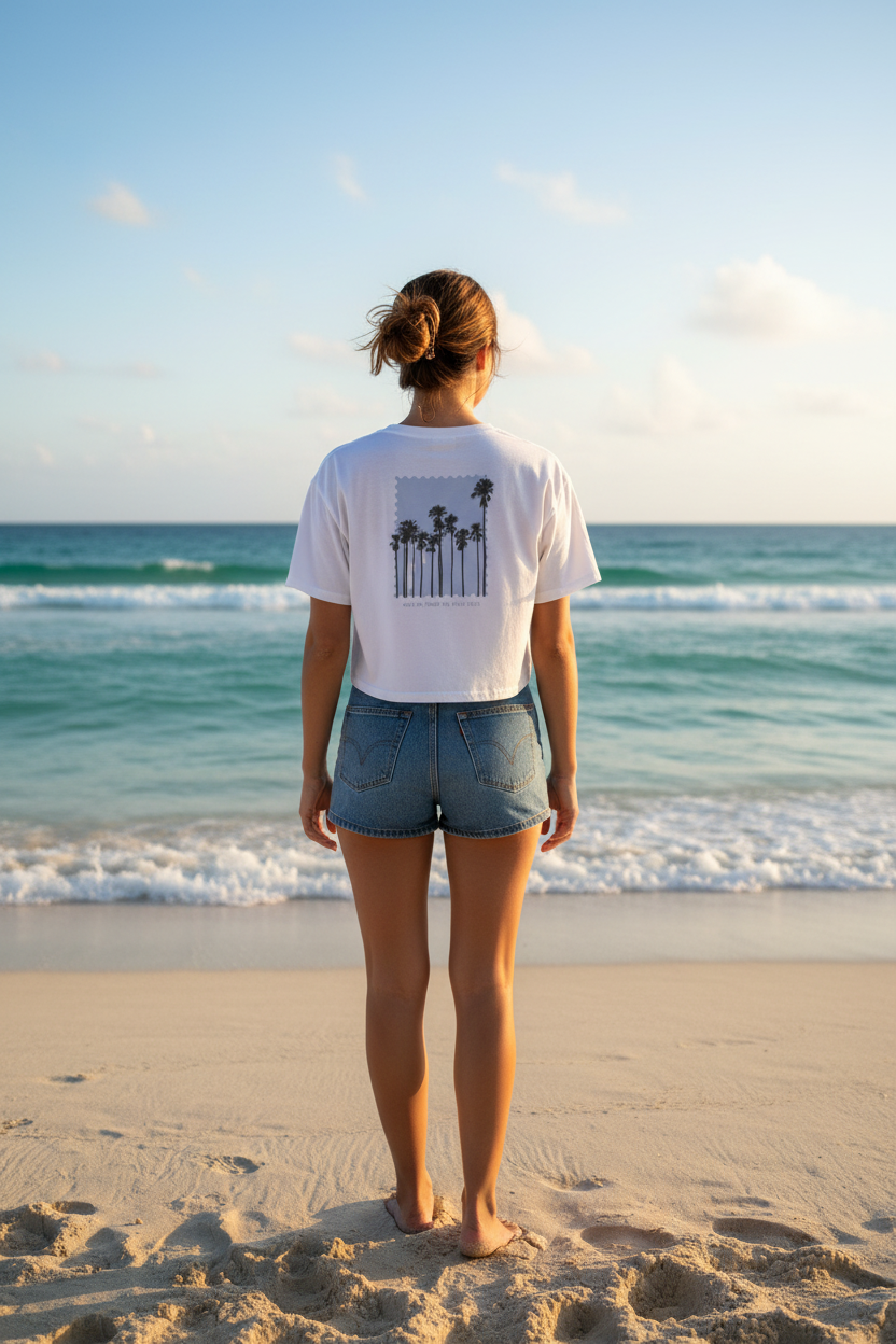 Damen-Crop-Top