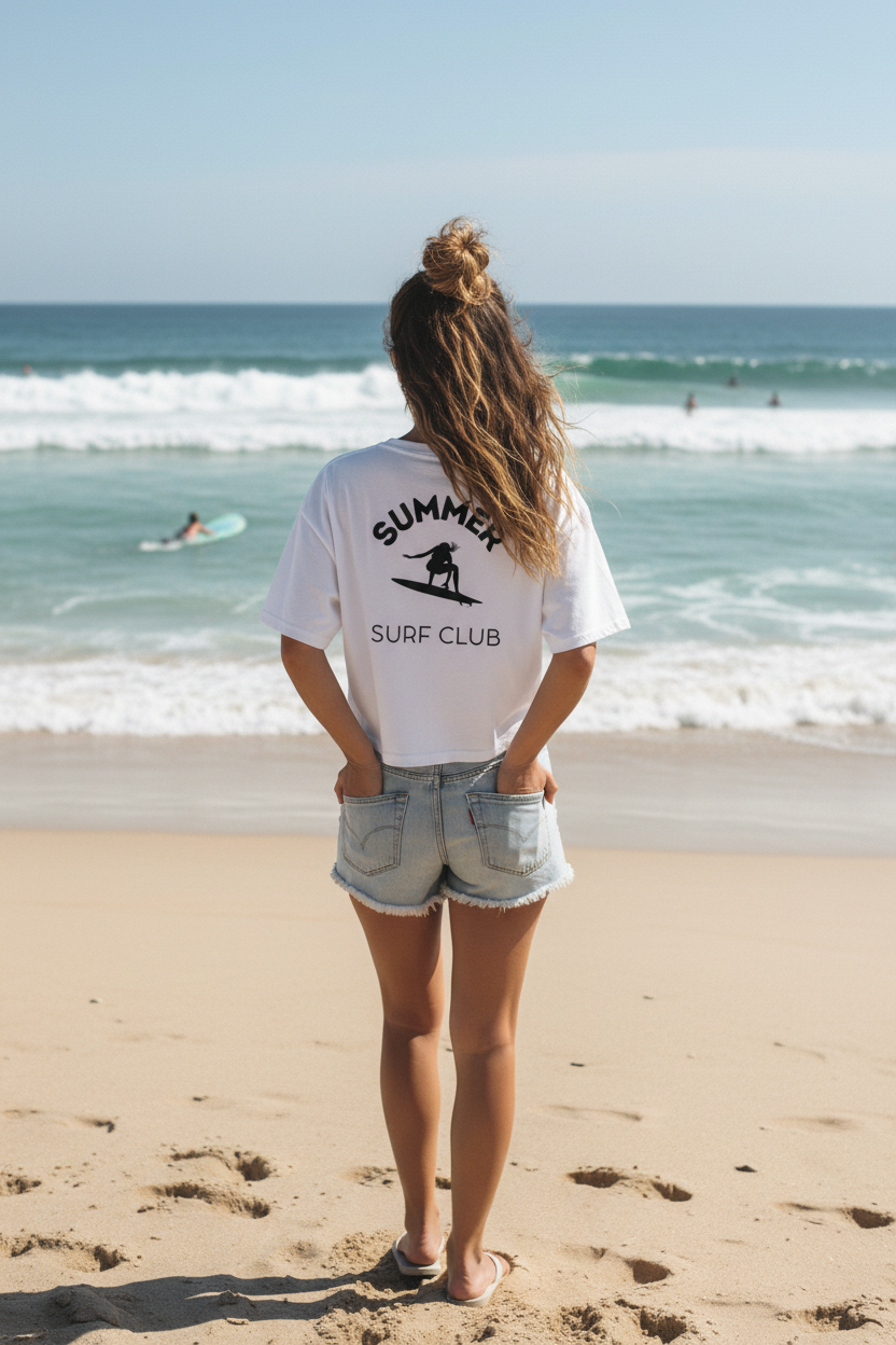 Damen-Crop-Top