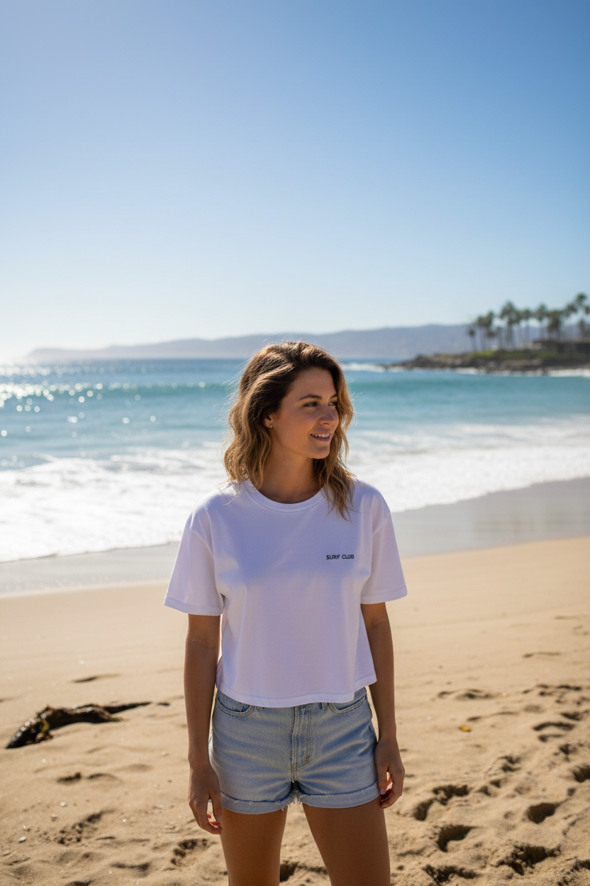 Damen-Crop-Top