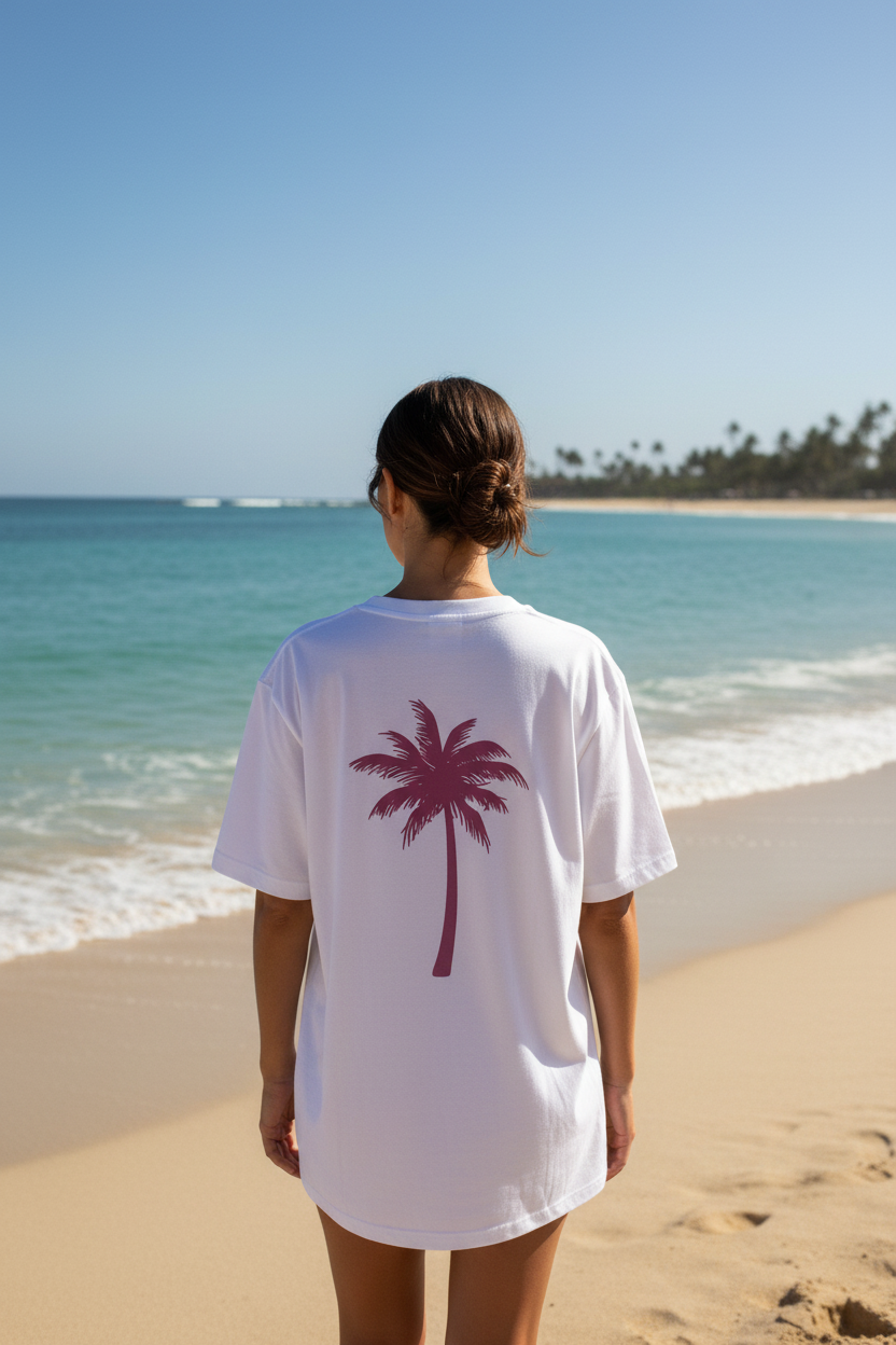 Bio-T-Shirt mit Rippkragen für Damen